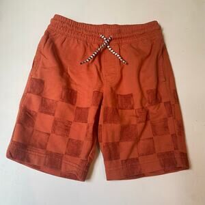 Tea Collection Orange Checkered Shorts